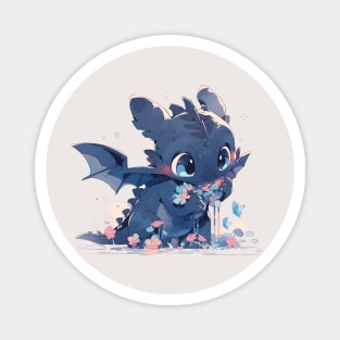 Little black dragon Magnet